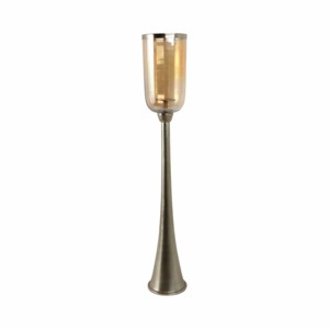 Glass Hurricane <b>Candle</b> Holder Tall Decorative Pillar <b>Taper</b> Candlestick for Table Home Decor - Product Image 1