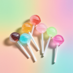 Sucettes factices colorées pour fêtes, accessoires de décoration pour gâteaux, séances photo, enterrements de vie de jeune fille, baby showers et centres de table - Product Image 1