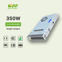 Alimentation à découpage ultra-mince LYNN AC/DC à sortie unique 48V 350W, efficacité 86%, garantie 5 ans, pour le secteur financier