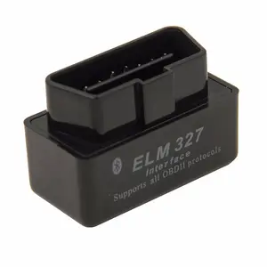 Black ELM327 V2.1 OBD2 Code Reader CAN-BUS Supports Multi-Brand Cars Multi-Language ELM 327 BT V2.1 Works