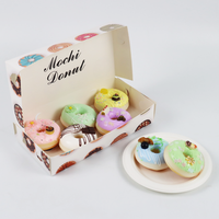 Nouvelle boîte d'emballage personnalisée blanche avec impression, toutes tailles disponibles, boîte alimentaire pour donuts, boîte à gâteaux, boîte à donuts sucrés