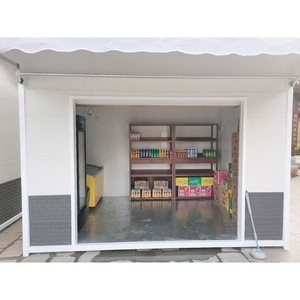 ร้านค้าคอนเทนเนอร์ทรงสี่เหลี่ยมผืนผ้า ดีไซน์มินิมอล ความหนามาตรฐาน สำหรับใช้ในธุรกิจค้าปลีก - Product Image 1