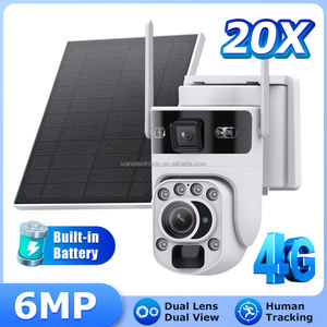 Caméra PTZ <span class=keywords><strong>solaire</strong></span> UBox 637-6M-20X avec zoom 20X, <span class=keywords><strong>WiFi</strong></span> 4G, capteur CMOS 6MP, étanche IP67, audio bidirectionnel, cloud, garantie 1 an - Product Image 2