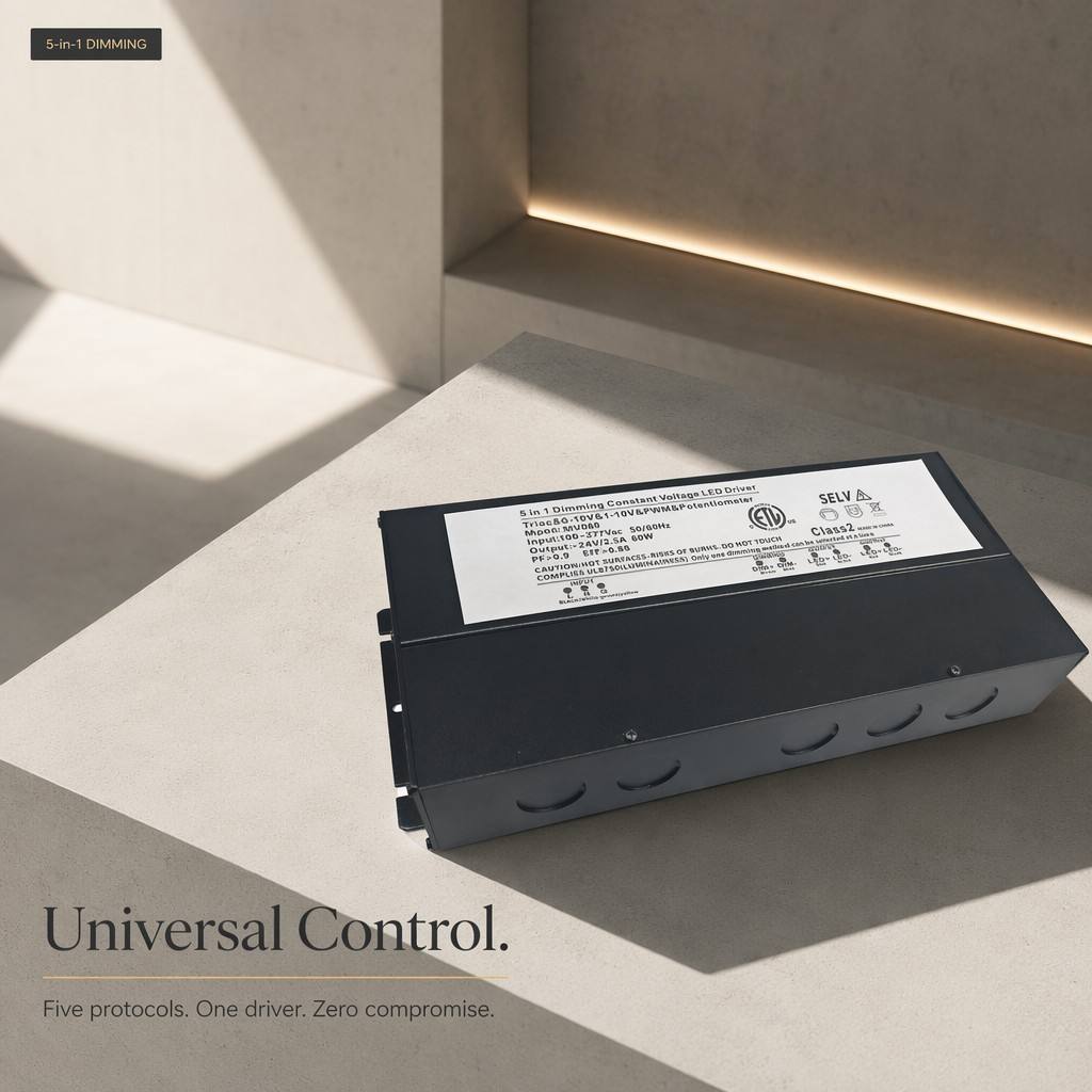 <strong>2026</strong> BST OEM 5 <strong>in</strong> 1 Dimmable UL ETL Junction Box Single <strong>Power</strong> Supply 150W <strong>12V</strong> 100-277V Constant Voltage Board Module Led Driver