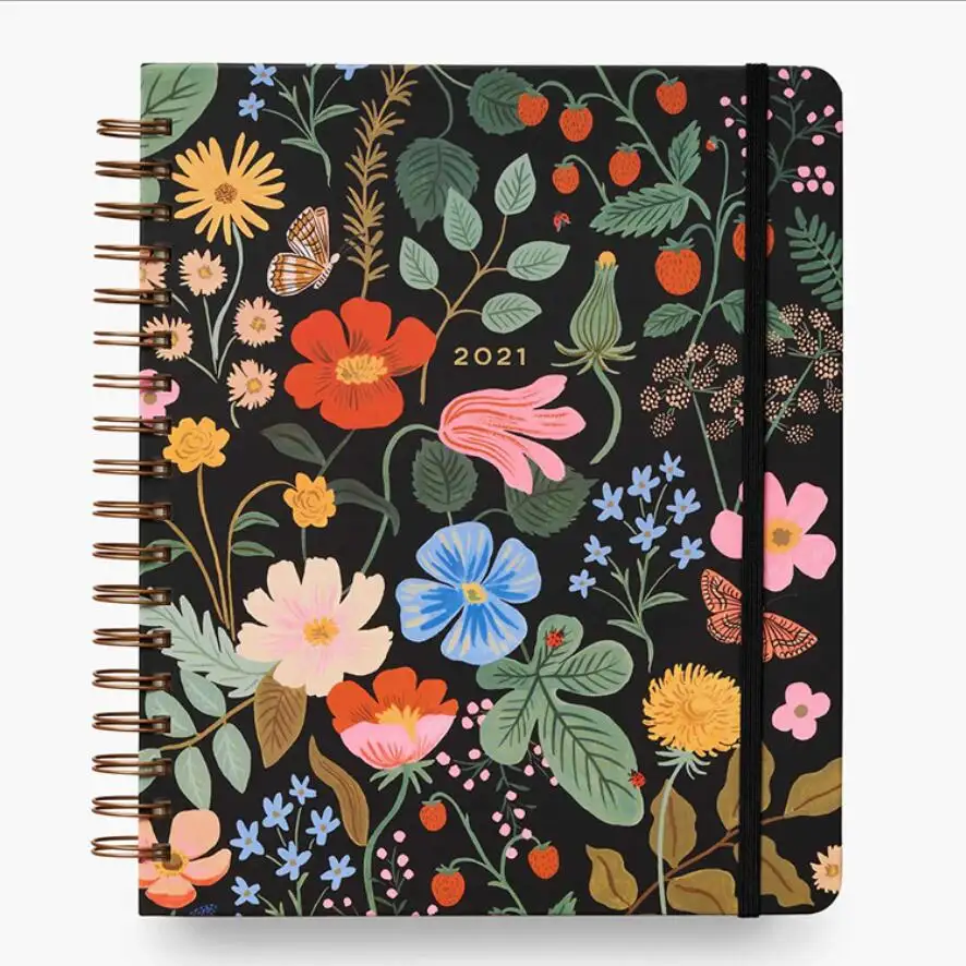 Wholesale Custom Daily Full Color Personalized Journal Spiral Note books A5 Planner Notebook Printing For Office