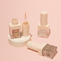 Botol kecil berkilau Eyeshadow Primer Harga bagus kustom warna Anda Eyeshadow cair berkilau Diy