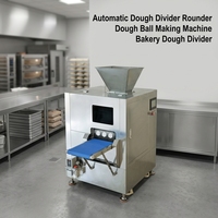Diviseuse et Bouleuse Automatique Commerciale de Pâte en Acier Inoxydable Réglable pour Boulangerie, Pizza et Pains