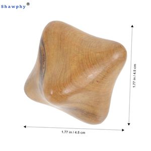 Shawphy Holz-Massageball Stacheliger Stressball für Hand- und Körperübungen Handflächenmassagegerät mit Musikfunktion zur Alzheimer-Prävention 5cm - Product Image 2