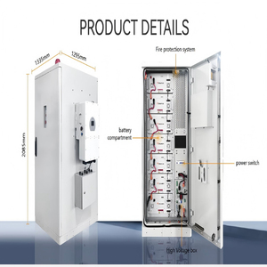 Système de stockage d'énergie Bibo 100 kWh 200 kWh, batterie et onduleur intégré pour extérieur, et armoire de batterie au lithium 100 kWh 500 kWh solaire - Product Image 4