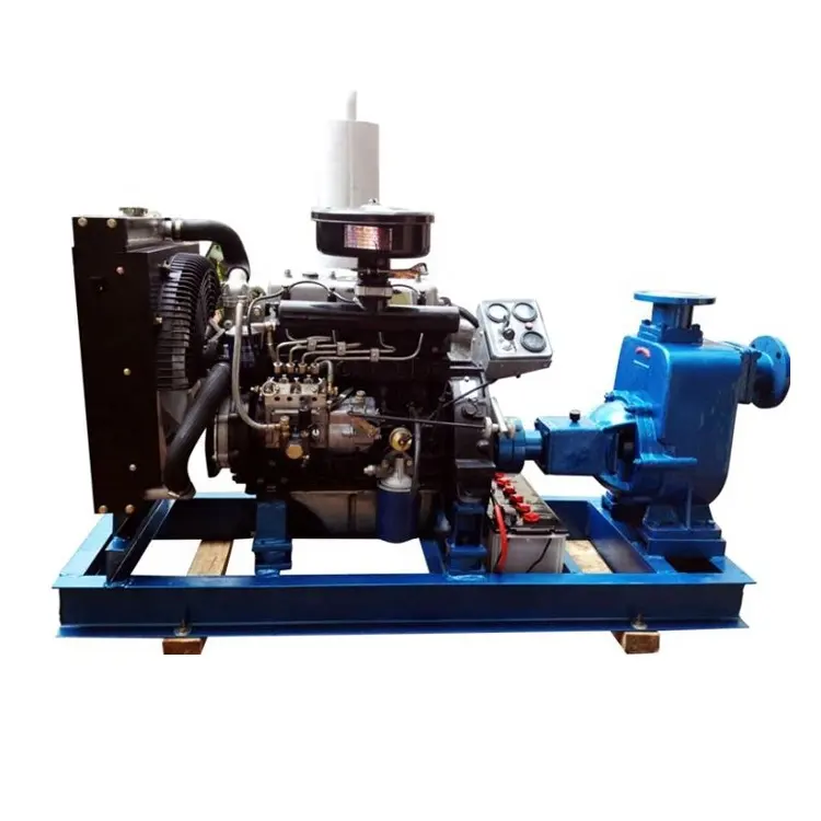 HNYB diesel water pump for agricultural irrigation self priming horizontal multistage water pump 150hp diesel engine