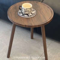 Petite table basse de style moderne pour l'usine de vie à la maison-Design artistique décontracté simple et silencieux pour balcon canapé coin latéral thé boissons
