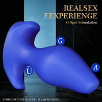 Vente en gros usine : Plug anal en silicone avec ancre portable, masseur de prostate à base en T, entraîneur anal, fournisseur en gros BDSM