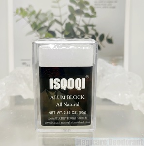 MAGICARE ISOOQI 80G Déodorant <span class=keywords><strong>Alun</strong></span> Stick <span class=keywords><strong>Potassium</strong></span> Alum Block Anti-transpirant Stone 100% Natural <span class=keywords><strong>Alun</strong></span> Stein Aftershave - Product Image 2