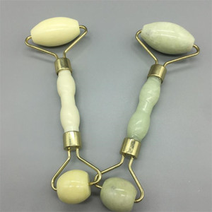Nouvelle beauté meilleur <span class=keywords><strong>masseur</strong></span> vert rouleau de <span class=keywords><strong>jade</strong></span> pour le visage - Product Image 5