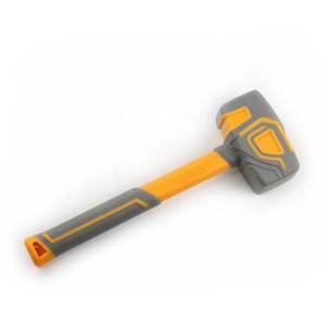 Martillo Elástico Cuadrado con Mango de Fibra de Vidrio Suave de una Pieza, Martillo de Goma Ecológico para Instalación de Baldosas Cerámicas en Pisos - Product Image 5