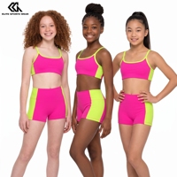 Tenues d'entraînement de danse professionnelles personnalisées pour filles, respirantes, pour studio de danse, vente en gros