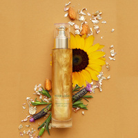 Huile Scintillante Corps et Visage Effet Lumière Privée – Liquide Illuminateur Bronzant Doré Longue Durée pour le Corps