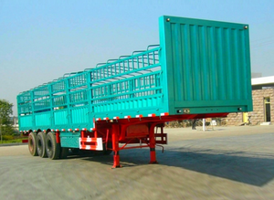 Semirremolque TRUCKPILLAR Personalizable de 3 Ejes con Suspensión Reforzada, Emisión Euro 2/3, Barandas Laterales de Acero, 30000 kg - Product Image 4
