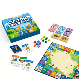 Custom OEM Board Game Printing Service Paper Eco-Friendly Packaging Portable <b>Table</b> Game for Family Strategy Wholesale Adults - Product Image 6