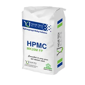 HPMC-hidroxipropil de celulosa para cemento, MK20M FP 20000, viscosidad