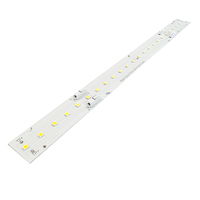 Module LED linéaire en aluminium à haute luminosité, 24 LED SMD2835/3030, 10W, DC18V, 280x20mm, adapté à l'éclairage intérieur