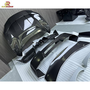 BatFury <span class=keywords><strong>Aero</strong></span> Style Kits de carrosserie en fibre de carbone sèche pour Ferrari 296 GTB Facelift Hood Side Skirt Diffuser Fender Spoiler Car Parts - Product Image 6