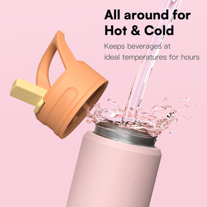 Gobelets isothermes Hong Ling en acier inoxydable 304 sans BPA, nouvelle édition couleur, 12oz/18oz/24oz/32oz/40oz, pour le sport et le quotidien - Product Image 4