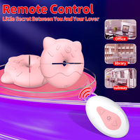 OEM Silikon Wasserdichter 10-Gang Aufladbarer Ferngesteuerter Unterwäsche-Vibrator Nippel-Stimulator