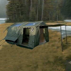 Tente de camping gonflable, <span class=keywords><strong>l</strong></span>égère, étanche et rapide à installer, parfaite pour les évasions en plein air en famille de 4 à 6 personnes - Product Image 1