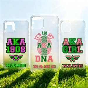 Customizable AKA personalized sorority affair phone cases promotional and business gifts