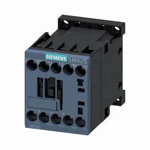Per contattore di potenza Siemens 3RT2016-1BB42, AC-3 9 A, 4 kW / 400 V 1 NC, 24 V DC 3 poli, misura terminale vite S00