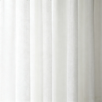 Voilage en lin Wabi-Sabi sur mesure, ignifuge, imperméable, à plis froncés, filtrant la lumière, pour chambre et salon