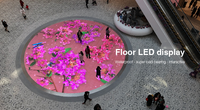 M-Shine LED Dance Floor Interactive 3D Digital LED Stage Multifunction led floor screen for Dance Video Game, Wedding