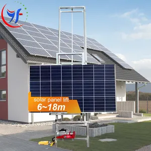 5m 6m 8m 9m 10m 12m Brand New Germann Panneau Solaire Extension Échelle Ascenseur Automatique Toit Bardeaux Ascenseur 12m