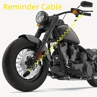 Antivol de sécurité pour disques de frein, rechargeable par USB, avec cordon de rappel, pour vélos, motos et trottinettes électriques