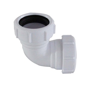 Raccord d'angle de cuisine 40 mm pour connecteur de tuyau à 90 degrés, adaptateur de tuyau 2 voies 40 mm, connecteur d'angle à compression pour évacuation - Product Image 1