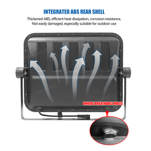 Năng lượng mặt trời ánh sáng ngoài trời IP67 năng lượng mặt trời lũ ánh sáng 100W 200W 300W 400W 500W <span class=keywords><strong>LED</strong></span> Spotlight với bảng điều khiển ABS cơ thể cho vườn - Product Image 5