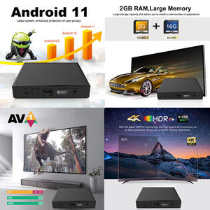 S96 Air Tv กล่องสมาร์ท,Android H.265 <span class=keywords><strong>VP9</strong></span> 4K เครื่องเล่นสื่อ Amlogic S905W2 1GB 8GB 2GB 16GB S96 Air - Product Image 6