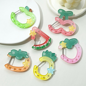 Personalizzato cartone animato <span class=keywords><strong>Anime</strong></span> Design forme in acrilico moschettone Multi-funzionale portachiavi acrilico charm moschettone <span class=keywords><strong>Clip</strong></span> per borsa - Product Image 5