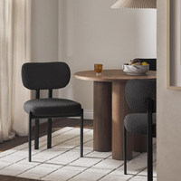 Chaise de salle à manger moderne et simple en acier FNZ, chaise de salon, chaise de table à manger, tabouret de restaurant