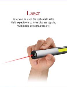 Đèn LED làm việc có thể sạc lại với con trỏ <span class=keywords><strong>laser</strong></span> và đèn UV - Product Image 3