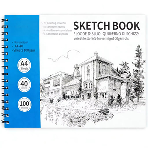 Cuaderno de Dibujo de Hojas Sueltas con Espiral y Tapa Dura, Papel Grueso para Acuarelas, para Estudiantes de Arte, Pintura a Mano, Suministros para Regalos - Product Image 6