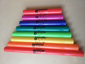 Herramientas de Enseñanza Musical, Percusión, Instrumento Diatónico Primario Afinado, Whackers Primarios, Juego de Tubos de Sonido de Plástico de 8 Tonos - Product Image 3