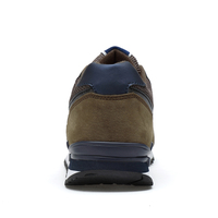 Chaussures décontractées Baskets de sport en cuir suédé avec semelle en caoutchouc respirant et en maille pour hommes