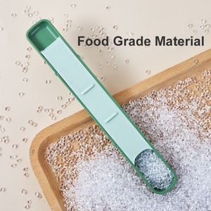 Plastic Adjustable <b>Spoon</b> Kitchen Baking Tools <b>Measuring</b> <b>Spoon</b> with Gram Control Coffee Salt Scale <b>Spoon</b> - Product Image 1