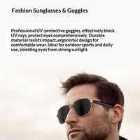 Nouvelles Lunettes Intelligentes W100C Modèle 2025 pour la Traduction IA, Style Sportif Haut de Gamme, Contrôle Tactile, Appels et Musique