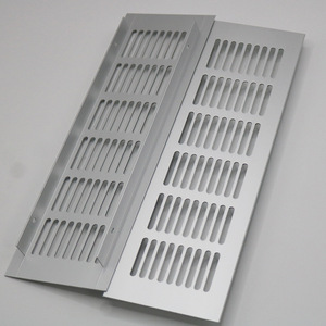 Aluminum Alloy Ventilation <b>Mesh</b> Rectangular Breathable <b>Grille</b> <b>For</b> Wardrobe Cabinet Shoe Storage Hardware Accessory - Product Image 1
