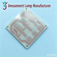 Panel de Luz LED Colorido, Panel LED, Chip LED, Fuente de Luz LED, Cuadrado de 55 mm x 55 mm, 9 LED, 12 V