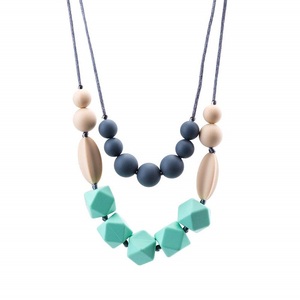 <span class=keywords><strong>Meilleur</strong></span> Bébé Jouets De <span class=keywords><strong>Dentition</strong></span> À Croquer Perles De <span class=keywords><strong>Dentition</strong></span> En Silicone Collier - Product Image 4