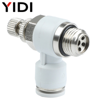 Raccord pneumatique pour tuyau d'air Contrôleur de tube pour cylindre d'air Sc G1/8 G1/4 G3/8 G1/2g 1/4 4mm 6mm 8mm 10mm 12mm